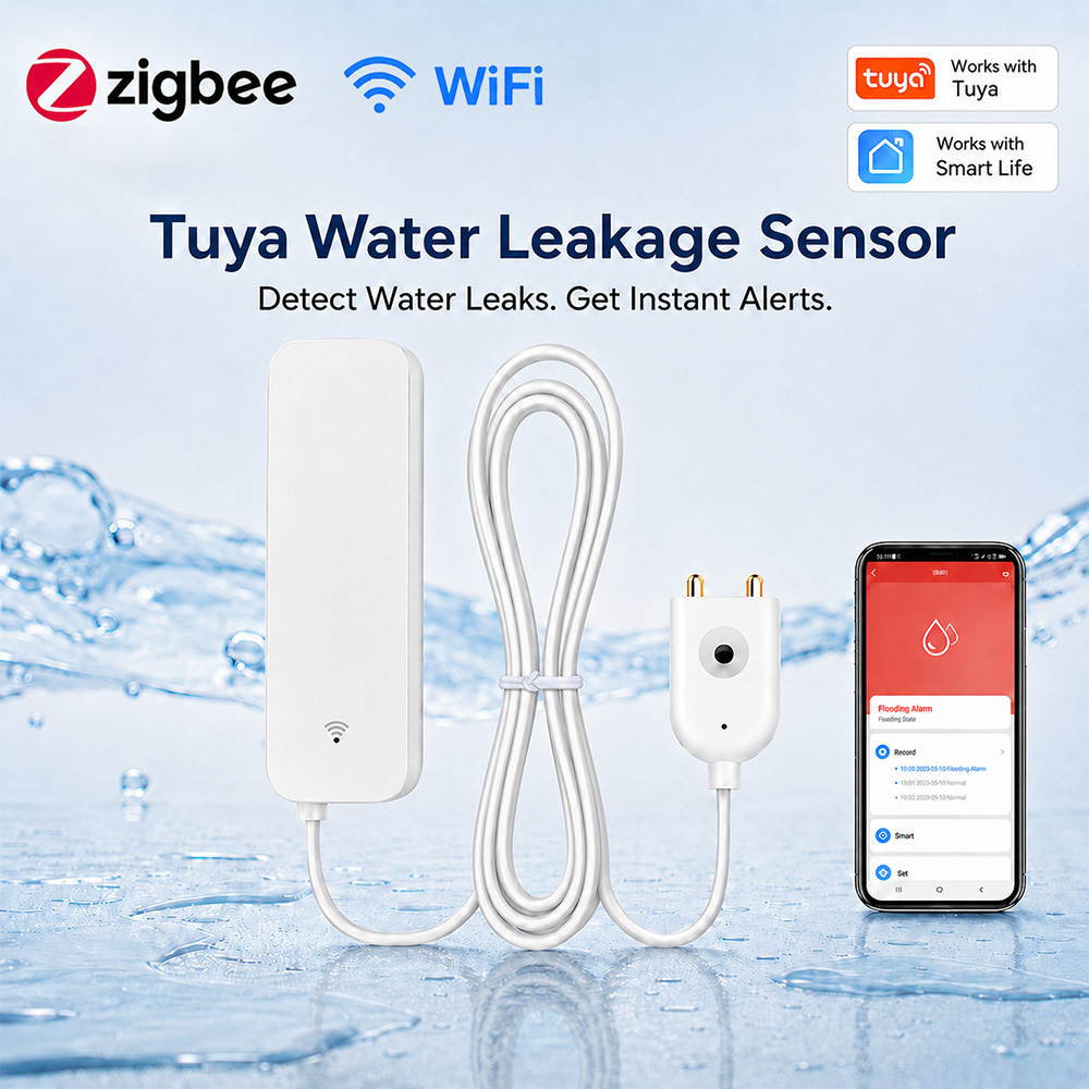 Water Alarm Sensor - Czujnik wycieku wody ZigBee WiFi, alarm