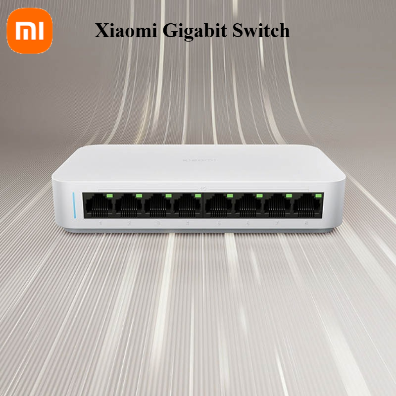 Xiaomi Hub Mijia Hub - Xiaomi Mi 8 Porty RJ45 Gigabit