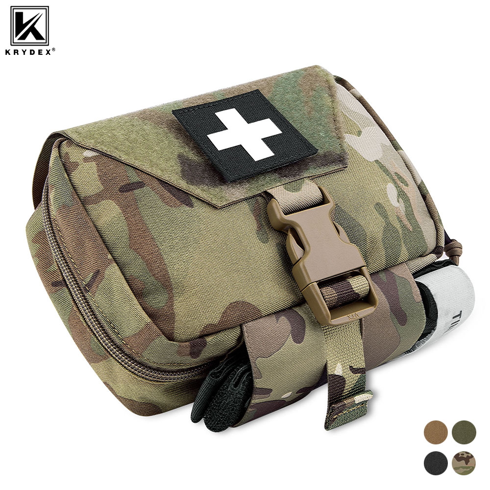 First Aid Bag Kit - KRYDEX Taktyczna Saszetka IFAK z Odpinanym