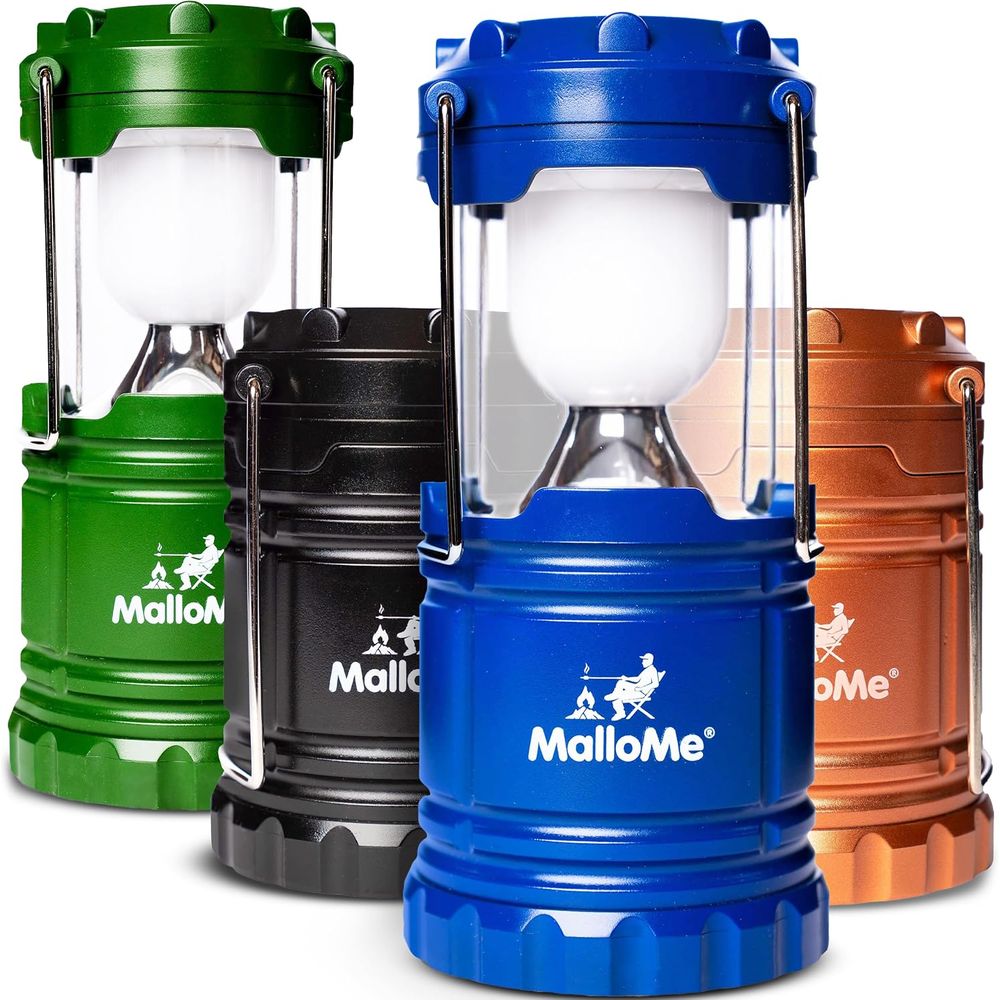 Power Outage Light - Wielokolorowe lampy kempingowe LED, zestaw 4