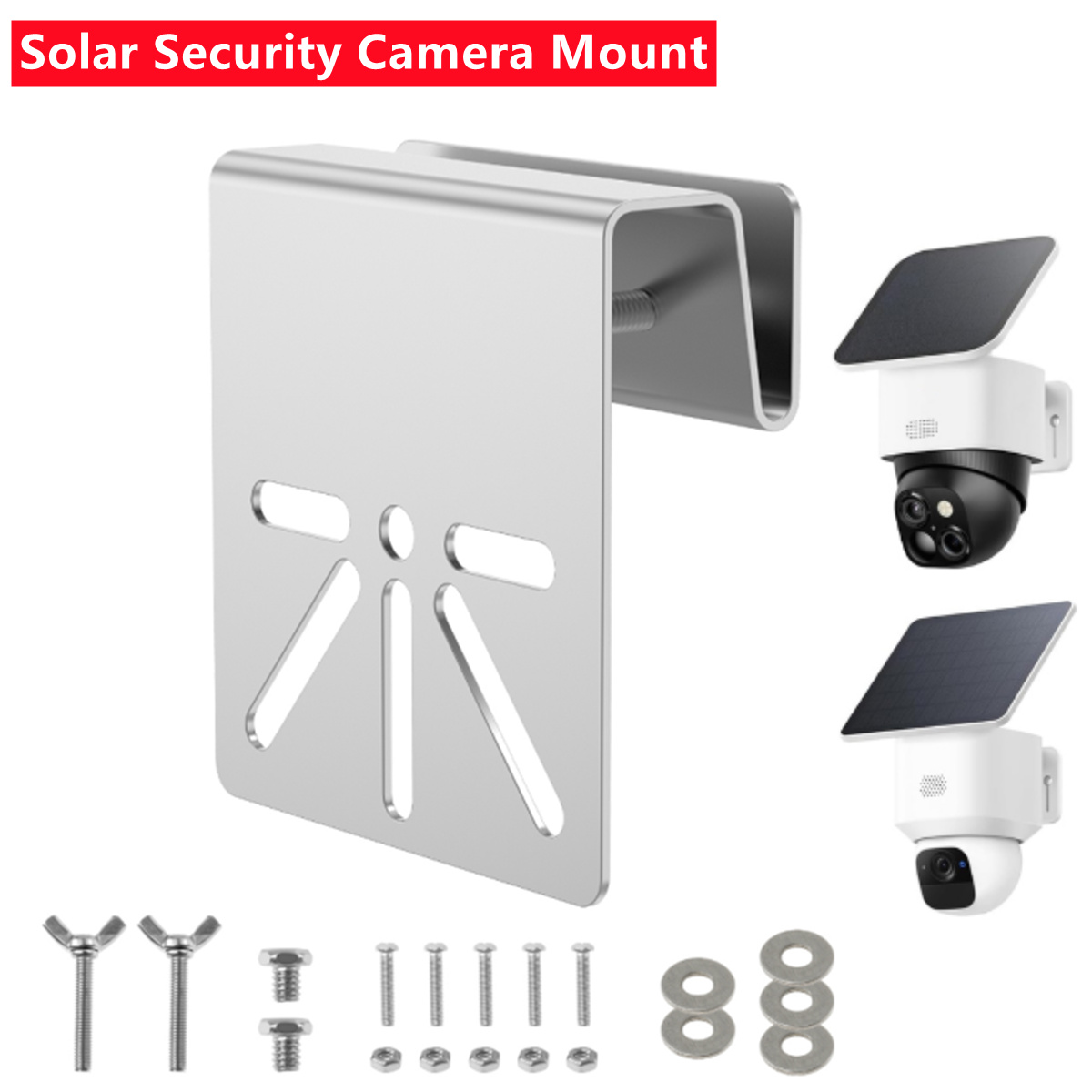 Eufy Camera S340 - Uchwyt ścienny do rynien, metalowy uchwyt
