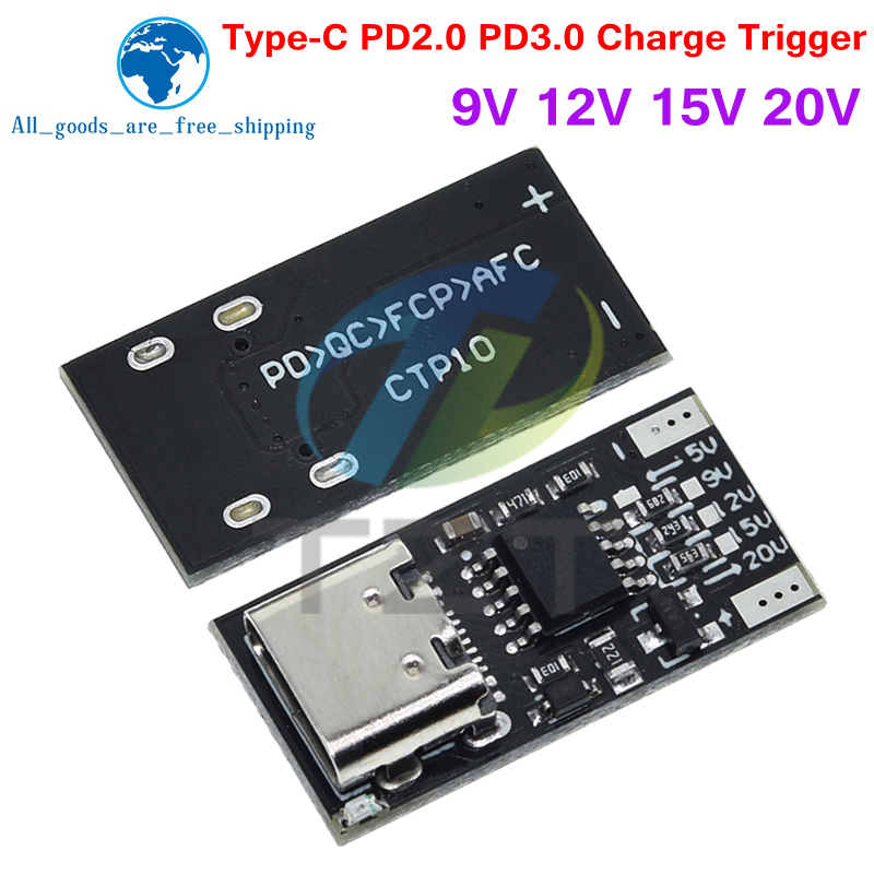 TZT Type-C PD2.0 PD3.0 9V 12V  – Co Detector Plug recenzja i cena