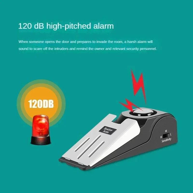 Przenośny alarm do drzwi, blok – Door Stop Alarm recenzja i cena