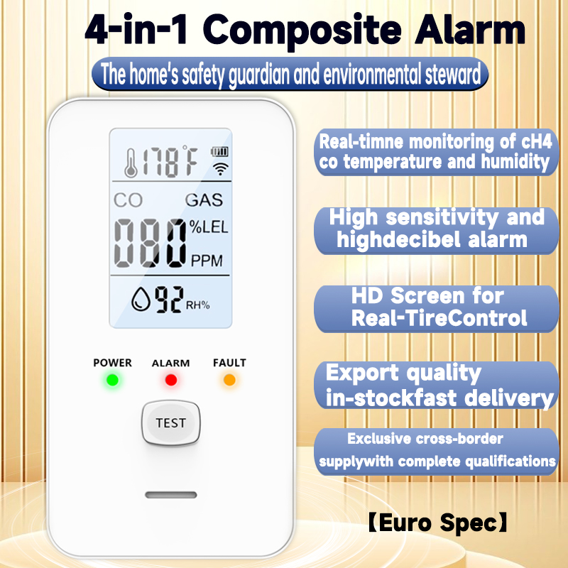 Detektor Gazu 4 w 1 Alarm na T – Co Detector Plug recenzja i cena
