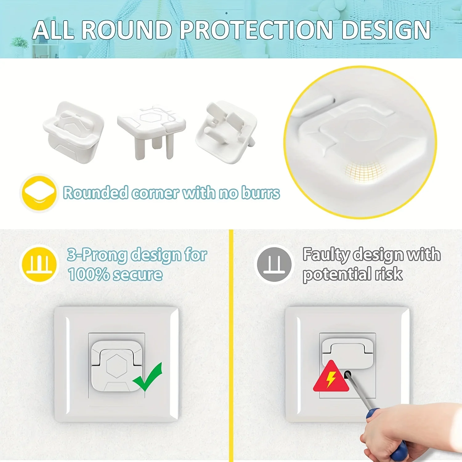 1-20 szt. Osłonki na gniazdka  – Outlet Cover Baby recenzja i cena