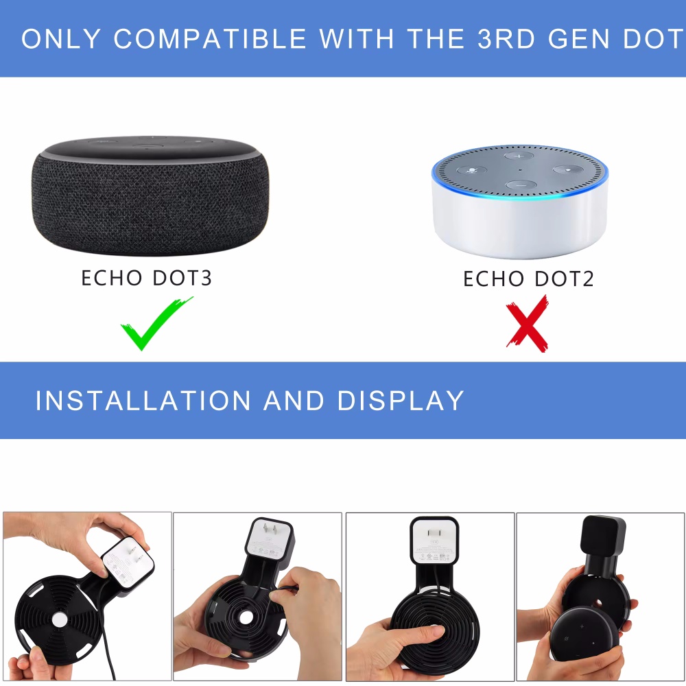Uchwyt ścienny do Echo Dot 3,  – Amazon Speaker Echo Pop recenzja i cena